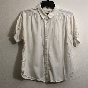 Classic white shirt sleeve button up